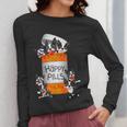 Boston Terrier Happy Pills T-Shirt Women Long Sleeve T-Shirt, funny design