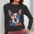 Boston Terrier Merica 4th Of July T Shirt Men Boys Dog Puppy Women Long Sleeve T-Shirt, Boston Terrier 4th Of July Gifts, funny design
