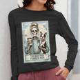 The Boston Terrier Mom Skeleton Spooky Season Halloween Women Long Sleeve T-Shirt, Couple Gifts, Mom Gifts, Boston Terrier Mom Gifts, Boston Terrier Halloween Gifts, funny design