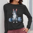Boston Terrier Weightlifting Deadlift Men Fitness Gym Women Long Sleeve T-Shirt, Boston Terrier Gym Gifts, funny design