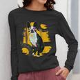 Boston Terrier s Mid-Century Modern Art s Street Grunge Women Long Sleeve T-Shirt, funny design