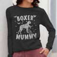 Boxer Dog Mama Halloween Women Long Sleeve T-Shirt, funny design