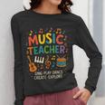 Music Teacher Music Sing Play Dance Choir Piano Women Long Sleeve T-Shirt, funny design