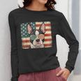 Patriotic Boston Terrier Dog Lover USA Flag 4th Of July For Men Women Kids Women Long Sleeve T-Shirt, Patriotic Boston Terrier Gifts, Boston Terrier 4th Of July Gifts, funny design