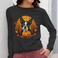Pumpkin Boston Terrier Costume On Boston Terrier Halloween Women Long Sleeve T-Shirt, Boston Terrier Halloween Gifts, funny design