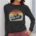 Vintage Retro The Pool Boy Women Long Sleeve T-Shirt, funny design