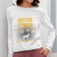 Anatomy Of Boston Terrier Dog Lover Women Long Sleeve T-Shirt, funny design