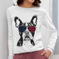 Boston Terrier Dog 4th July America USA Flag Men Women Kids Women Long Sleeve T-Shirt, Boston Terrier 4th Of July Gifts, funny design
