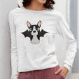 Boston Terrier Halloween Shirt Did Someone Say Treat Women Long Sleeve T-Shirt, Boston Terrier Halloween Gifts, funny design