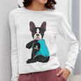 Boston Terrier I Love Mom Apparel Women Long Sleeve T-Shirt, Couple Gifts, Mom Gifts, Boston Terrier Mom Gifts, funny design