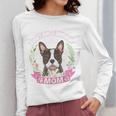 Boston Terrier Mom Mother's Day Women Long Sleeve T-Shirt, Couple Gifts, Mom Gifts, Boston Terrier Mom Gifts, funny design