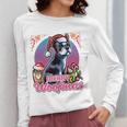 Boston Terrier Santa Claus Coffee Mug Merry Christmas Dogs Women Long Sleeve T-Shirt, Boston Terrier Christmas Gifts, funny design