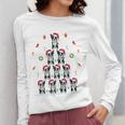 Boston Terrier Xmas Tree Lights For Men Women Boston Terrier Women Long Sleeve T-Shirt, funny design