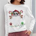 Most Likely Decorate Her Boston Terrier Dog Ugly Christmas Women Long Sleeve T-Shirt, Boston Terrier Christmas Gifts, funny design