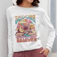 Sedona Arizona Nature Hiking Mountains Outdoors Vintage Women Long Sleeve T-Shirt, funny design