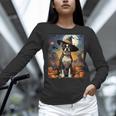 Aesthetic Halloween Boston Terrier Dog Witch Pumpkin For Men Women Kids Women Long Sleeve T-Shirt, Boston Terrier Halloween Shirts, gift for family, gift for coworker