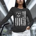 Best Boston Terrier Dog Mom Ever USA Flag For Men Women Kids Women Long Sleeve T-Shirt, Boston Terrier Mom Shirts, gift for family, gift for coworker