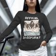 Boston Terrier Dog Official Sleepshirt Pajamas Nightgown Men Women Girls Kids Women Long Sleeve T-Shirt, gift for family, gift for coworker
