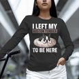 Boston Terrier Dog Women Long Sleeve T-Shirt, gift for family, gift for coworker
