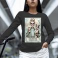 The Boston Terrier Mom Skeleton Spooky Season Halloween Women Long Sleeve T-Shirt, Boston Terrier Mom Shirts, Boston Terrier Halloween Shirts, gift for family, gift for coworker