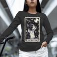 Boston Terrier Tarot Card Star With The Moon Men Women Kids Women Long Sleeve T-Shirt, Boston Terrier Tarot Shirts, gift for family, gift for coworker