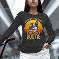 Boston Terrier Never Underestimate a Girl With a Bostie Women Long Sleeve T-Shirt, gift for family, gift for coworker