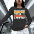 Cute Boston Terrier Best Boston Terrier Dad Ever Women Long Sleeve T-Shirt, Boston Terrier Dad Shirts, gift for family, gift for coworker