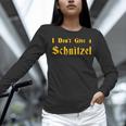 I Don't Give a Schnitzel T-Shirt Women Long Sleeve T-Shirt, gift for family, gift for coworker