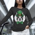 Green Boston Terrier Shamrock St Patricks Day Boston Terrier Women Long Sleeve T-Shirt, gift for family, gift for coworker