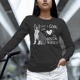 Just A Girl Who Loves Her Boston Terrier Puppy Love Women Long Sleeve T-Shirt, gift for family, gift for coworker