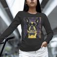 Vintage Boston Terrier Dog Women Long Sleeve T-Shirt, gift for family, gift for coworker