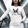 Boston Terrier Dog Owner I Do What I Want Pet Women Long Sleeve T-Shirt, gift for family, gift for coworker