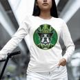 Boston Terrier Dog St Patricks Day Irish Pet Lover Men Women Kids Women Long Sleeve T-Shirt, gift for family, gift for coworker