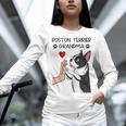 Boston Terrier Grandma Mother's Day Dog Mom Women Long Sleeve T-Shirt, Boston Terrier Mom Shirts, gift for family, gift for coworker