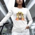 Boston Terrier Halloween Dog Lover Pumpkin Costume Women Long Sleeve T-Shirt, Boston Terrier Halloween Shirts, gift for family, gift for coworker