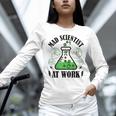 Mad Scientist Science Teacher Halloween Costume Teen Girls Women Long Sleeve T-Shirt, Science Teacher Shirts, gift for family, gift for coworker