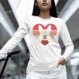 Retro Heart Boston Terrier Dog Vintage Valentine Women Long Sleeve T-Shirt, gift for family, gift for coworker