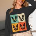Bostie Dog Lover Boston Terrier With Sunglasses For Men Women Girls Kids Women Long Sleeve T-Shirt, novelty gifts, funny gifts