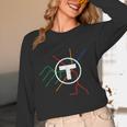Boston T Subway Map Vintage MBTA Women Long Sleeve T-Shirt, novelty gifts, funny gifts