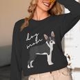 Boston Terrier Dog Mom Woman Women Women Long Sleeve T-Shirt, novelty gifts, funny gifts