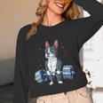 Boston Terrier Weightlifting Deadlift Men Fitness Gym Women Long Sleeve T-Shirt, novelty gifts, funny gifts