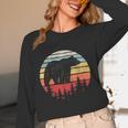 Catch Some Rays Vintage Retro Grizzly Bear Women Long Sleeve T-Shirt, novelty gifts, funny gifts