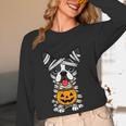 Halloween Dog Boston Terrier Mummy Costume Men Women Kids Women Long Sleeve T-Shirt, novelty gifts, funny gifts