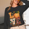 Love Preschool Teacher Turkey Thanksgiving Autumn Fall Women Long Sleeve T-Shirt, novelty gifts, funny gifts
