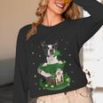 St Patrick's Day Leprechaun Boston Terrier Dog Shamrock For Men Women Kids Women Long Sleeve T-Shirt, novelty gifts, funny gifts