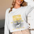 Anatomy Of Boston Terrier Dog Lover Women Long Sleeve T-Shirt, novelty gifts, funny gifts