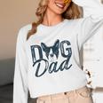 Boston Terrier Dog Dad Women Long Sleeve T-Shirt, novelty gifts, funny gifts