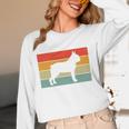 Boston Terrier Dog Lover Retro Vintage Cool For Dog Owner Women Long Sleeve T-Shirt, novelty gifts, funny gifts