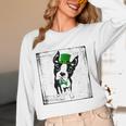 Cool Saint Patrick's Boston Terrier T Shirt For Dogs Lovers Women Long Sleeve T-Shirt, novelty gifts, funny gifts