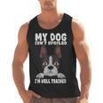Boston Terrier American Gentleman Dog Lover I'm Well Trained Men Tank Top, American Boston Terrier Gifts, trending gift